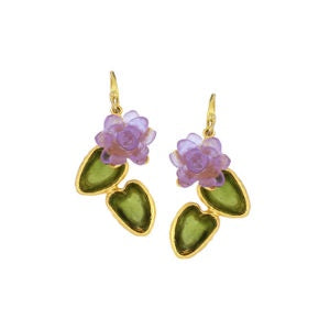 Michael Vincent Michaud - Water Lily Earrings