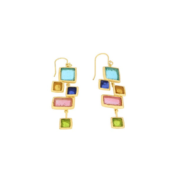 Michael Vincent Michaud - Mosaic Statement Earrings