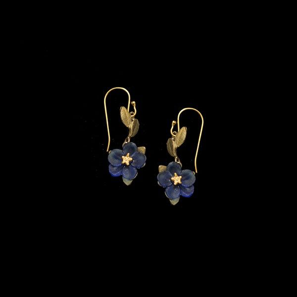 Michael Michaud - Blue Violet Wire Earrings