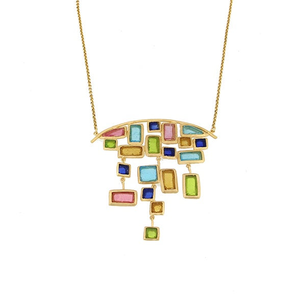 Michael Vincent Michaud - Mosaic Statement Necklace