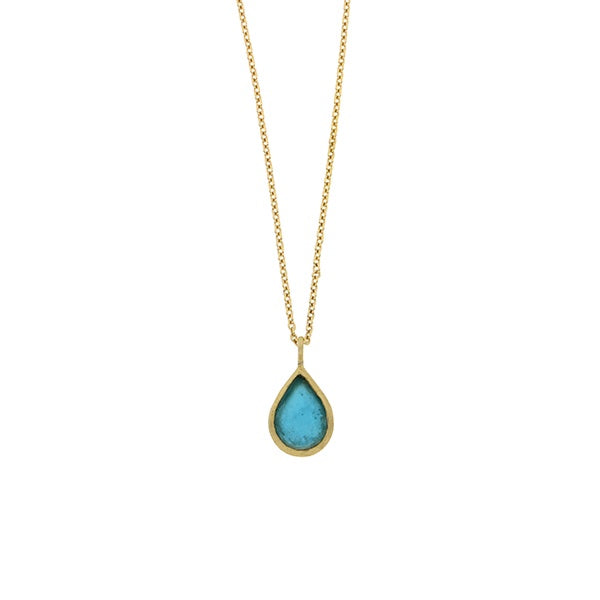 Michael Vincent Michaud - Tear Drop Bubbles Dainty Pendant