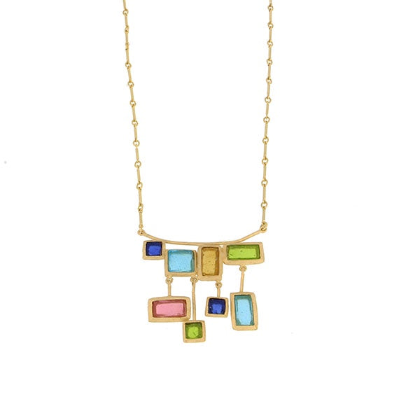 Michael Vincent Michaud - Mosaic Bar Necklace
