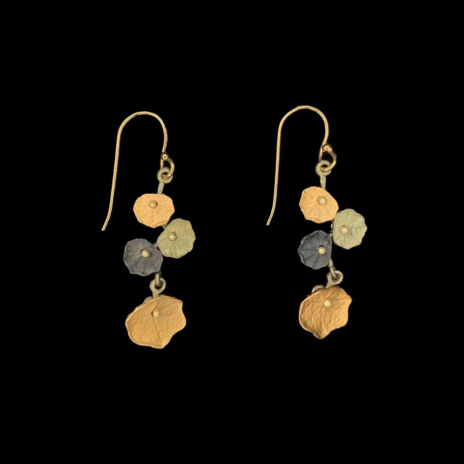 Michael Michaud - Nasturtium Dainty Wire Earrings